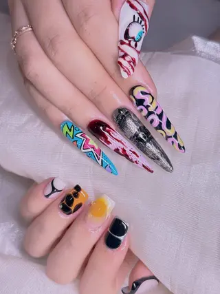 ネイル 長さだし専門店 M2　rikaのネイルデザイン