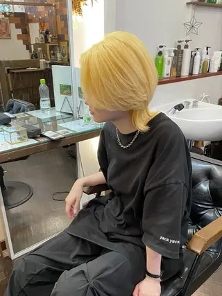 ショート カラー HAIRsalon BONDS所属・山本 佳裕のヘアスタイル