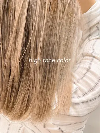 セミロング カラー ヘアアレンジ 髪質改善🫧美髪矯正 🤍Yuiのヘアスタイル