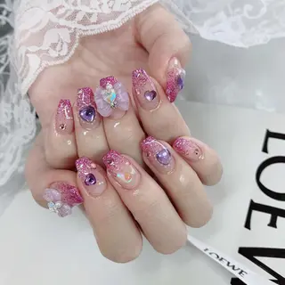 ネイル La neige* yuki 🥯🍑のネイルデザイン