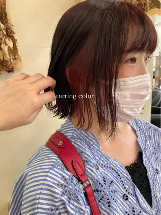 ショート カラー 初めてのショート お任せください✂️のヘアスタイル