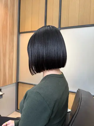 ショート 神戸ボブ✂️ ioe三宮/田 伸佳のヘアスタイル