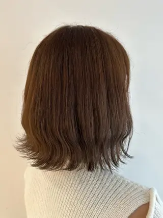 ミディアム カラー Lily所属・🎀ひがしはるな/ 艶髪/暖色カラー🎀のヘアスタイル