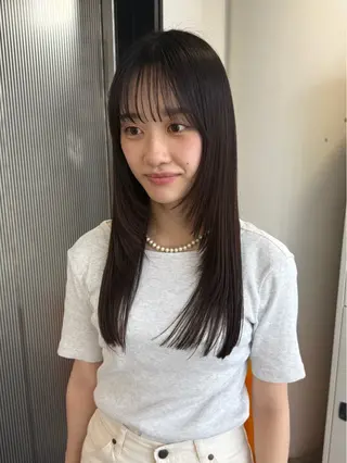 ロング 🟡ひろの/ツヤ カラー/髪質改善🟡のヘアスタイル