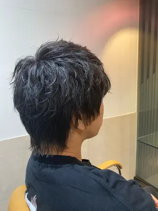 ショート メンズ マッシュウルフ ボブ Hirotoのヘアスタイル