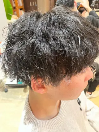 パーマ 大賀 チサトのヘアスタイル