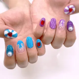 ネイル 五十嵐 美智のネイルデザイン