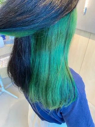 セミロング 藤原 悠暉のヘアスタイル