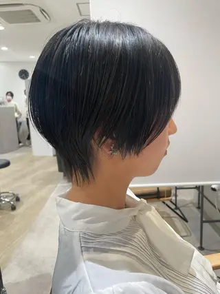 ショート 髪質改善ストレー ト指名NO.1林駿希のヘアスタイル