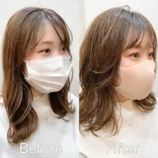 ロング DX SHARE SALON 原宿店所属・レイヤーカット/ 田中 しょうのヘアスタイル