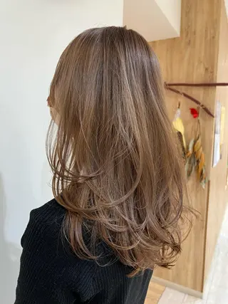 セミロング ハイライト/髪質改善 ✂️十河祐輝のヘアスタイル
