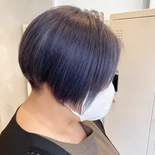 ショート カラー デザインカラー/パー マ🦖外岡咲希🦖のヘアスタイル