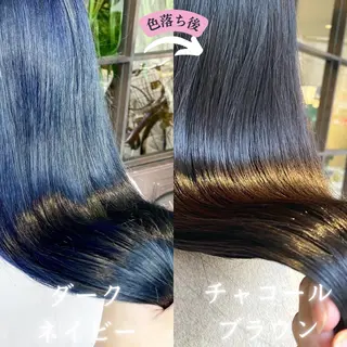 ロング カラー 川越 輝梨奈のヘアスタイル