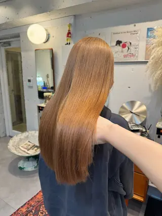 ロング カラー 黒田 千晴のヘアスタイル