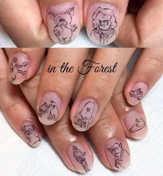 ネイル in the Forest所属・コガ アオイのネイルデザイン