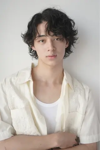 パーマ メンズ シンバヒナノ/パーマ レイヤーカット/ボブのヘアスタイル