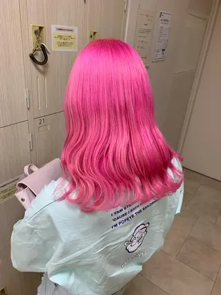 ミディアム カラー 暖色専門美容師🎀 お客様満足度◎のヘアスタイル