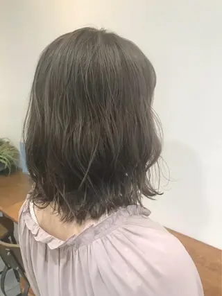 ミディアム カラー ヘアアレンジ 金子 廉のヘアスタイル