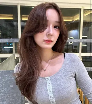 ロング カラー ❄️暗髪/透明感❄️ /reyのヘアスタイル