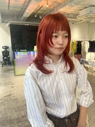 ミディアム STAN WOOD所属・似合わせcut 🔥yutakaのヘアスタイル