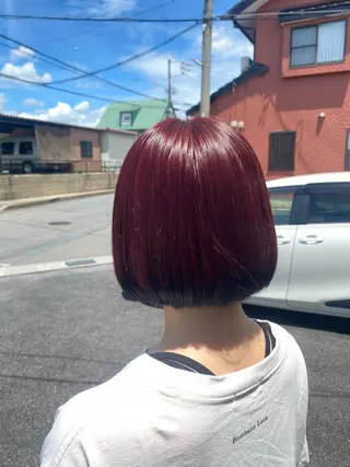 ショート Hair & Eyelash Riche所属・肥田 夕蘭のヘアスタイル