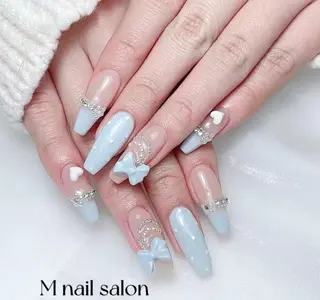 ネイル M🌷nail 長さだし専門店のネイルデザイン
