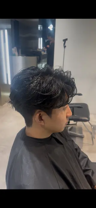 ショート パーマ 似合わせパーマ🔥 河浪  大智のヘアスタイル