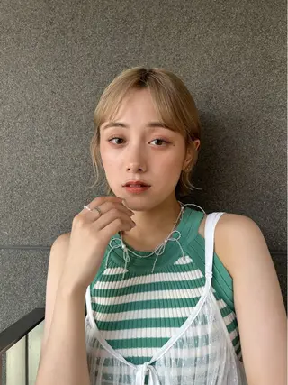 ショート カラー 松本優香/ボブ/ダ ブルカラー/髪質改善のヘアスタイル