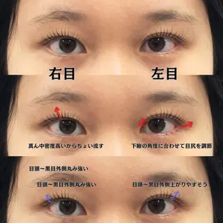 マツエク・マツパ フジ ワラのマツエク・マツパデザイン