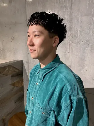 ショート カラー パーマ ヘアアレンジ mina 🐈‍⬛ ラフな似合わせヘアのヘアスタイル