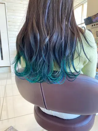 カラー Ancheri by flammeum戸塚店所属・ひな/ボブカット/ ブリーチなしWカラーのヘアスタイル