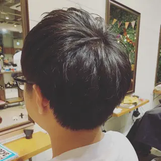 ショート メンズ ショート🌼パーマ 本間正子のヘアスタイル