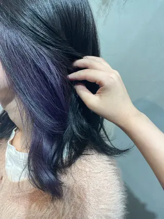 ミディアム カラー Canon/ インナーカラー/四条のヘアスタイル