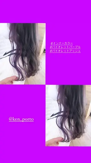 セミロング カラー hair salon Ranun髪質改善のヘアスタイル