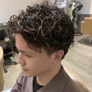 パーマ メンズ JILL河内花園店 Nanamiのヘアスタイル