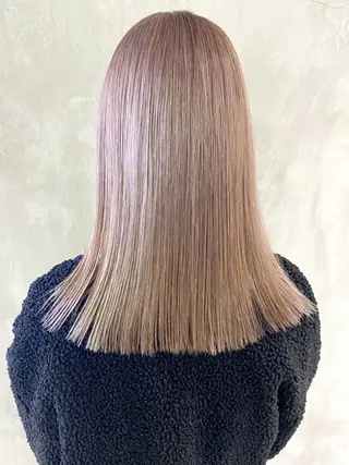 セミロング カラー パーマ ヘアアレンジ ITbyALBUM 浦和店のヘアスタイル