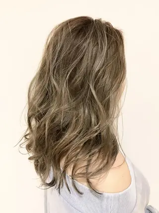 ミディアム カラー ハイライト/髪質改善 ✂️十河祐輝のヘアスタイル