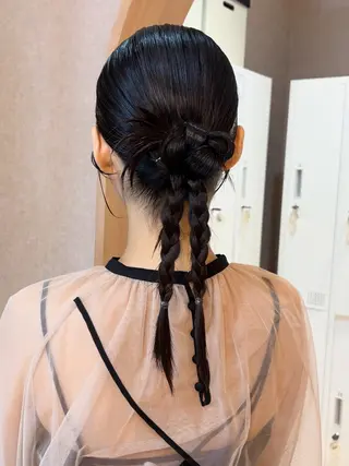 ヘアアレンジ 似合わせ/ベージュ /レイヤー/りほ🤍のヘアスタイル