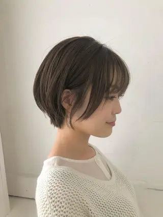 ショート NeF所属・miku🌿‬ メンズバレイヤージュのヘアスタイル