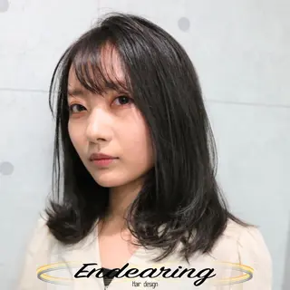 ミディアム Endearing 銀座/レイヤーカットのヘアスタイル