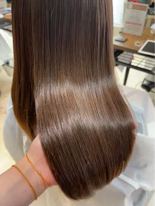 セミロング カラー 佐藤 悠衣/透明感 カラー/似合わせ前髪のヘアスタイル