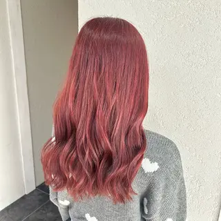 セミロング カラー 💗モテガーリー💗 rumi♡のヘアスタイル