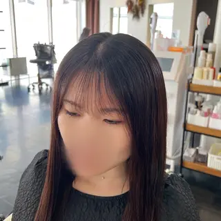 ミディアム パーマ 【髪質改善/縮毛矯正 /カラー】ホサカのヘアスタイル