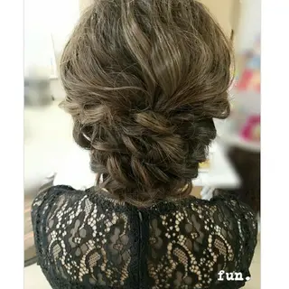 ミディアム ヘアアレンジ fun./ヘアセット /エクステ/着付のその他イメージ