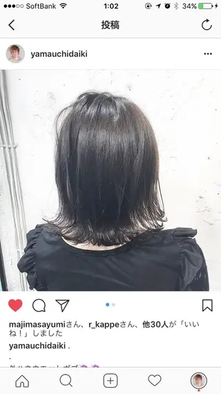 ショート カラー ヘアアレンジ ✨艶髪✨透明感✨ 山内大樹のヘアスタイル
