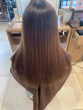 ロング EARTH 福岡天神赤坂店のヘアスタイル