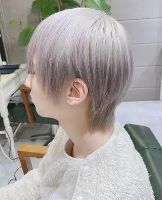 ショート カラー ヘアアレンジ メンズ 𝐑𝐈𝐍𝐊𝐀 🐣🩷のヘアスタイル