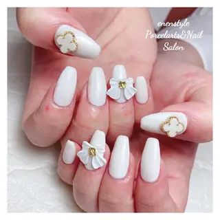 ミディアム ネイル 👑enen style👑のネイルデザイン