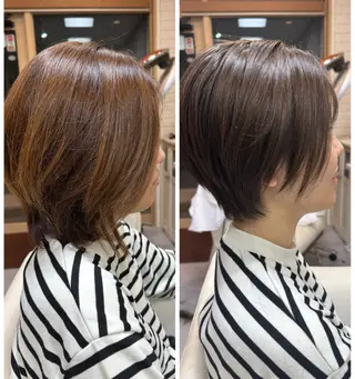 ショート Hair&Make CHUM所属・HIROKI/レイヤ ーカット／美髪のヘアスタイル