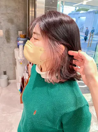 ショート カラー 韓国風スタイル 🍓MIZUKI🍓のヘアスタイル